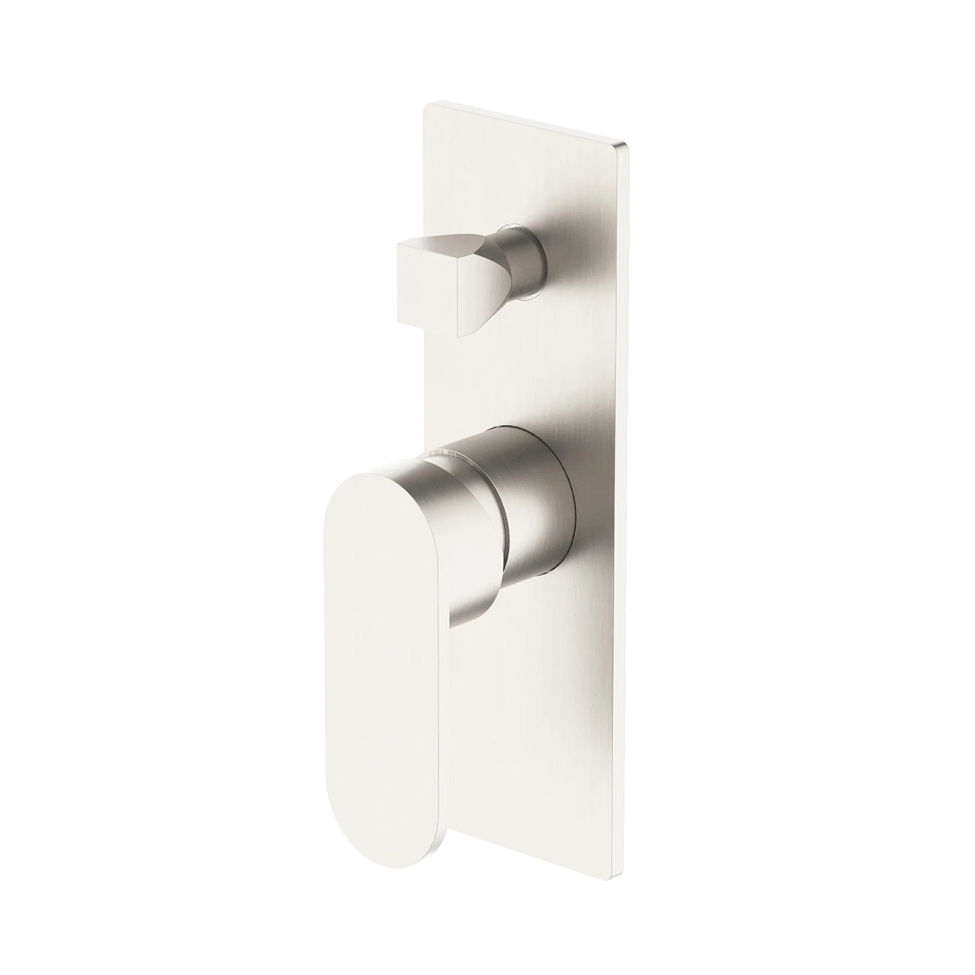 Nero Ecco Shower Mixer with Divertor Brushed Nickel