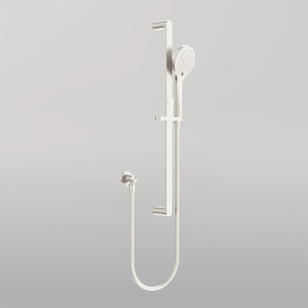 Nero Ecco Shower Rail With Air Shower Brushed Nickel - Image 2