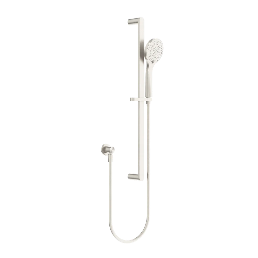 Nero Ecco Shower Rail With Air Shower Brushed Nickel - Image 3