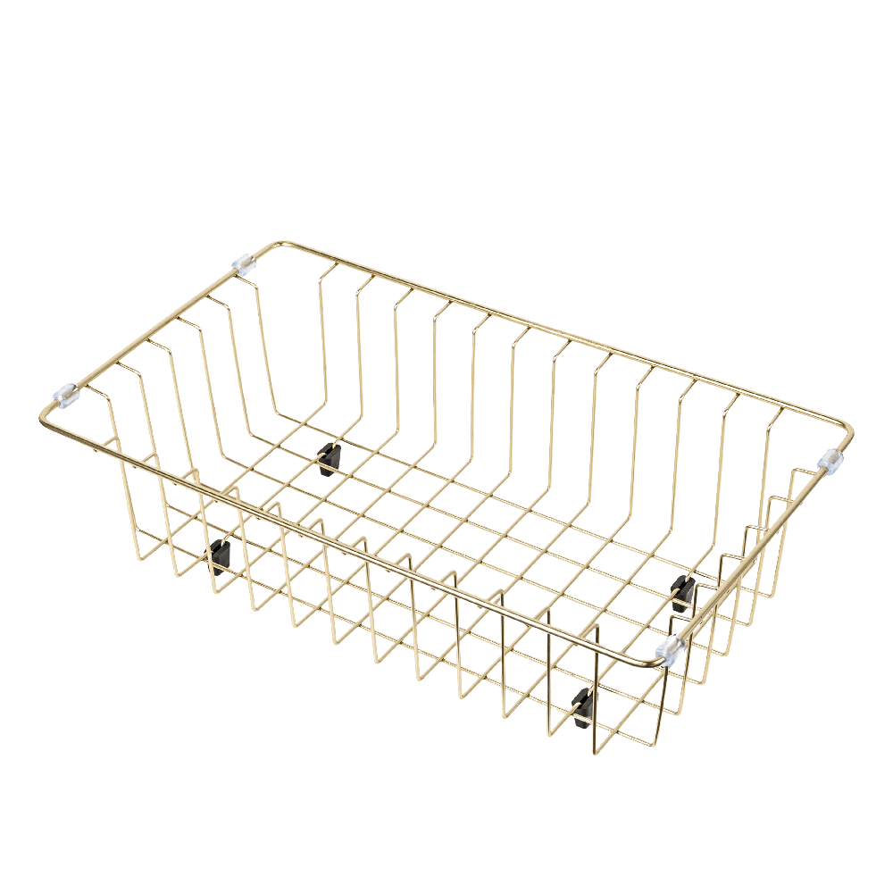 Alma Ellie Brass Gold Dish Rack - Image 3