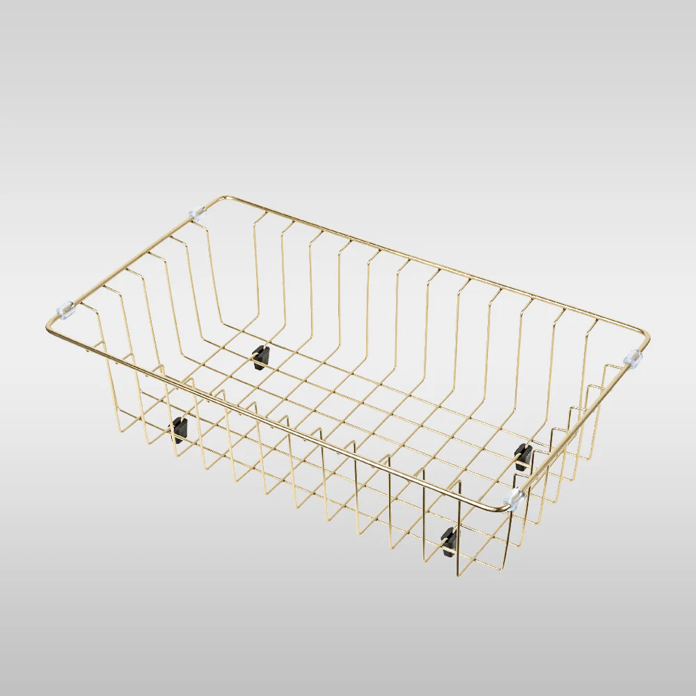 Alma Ellie Brass Gold Dish Rack - Image 4
