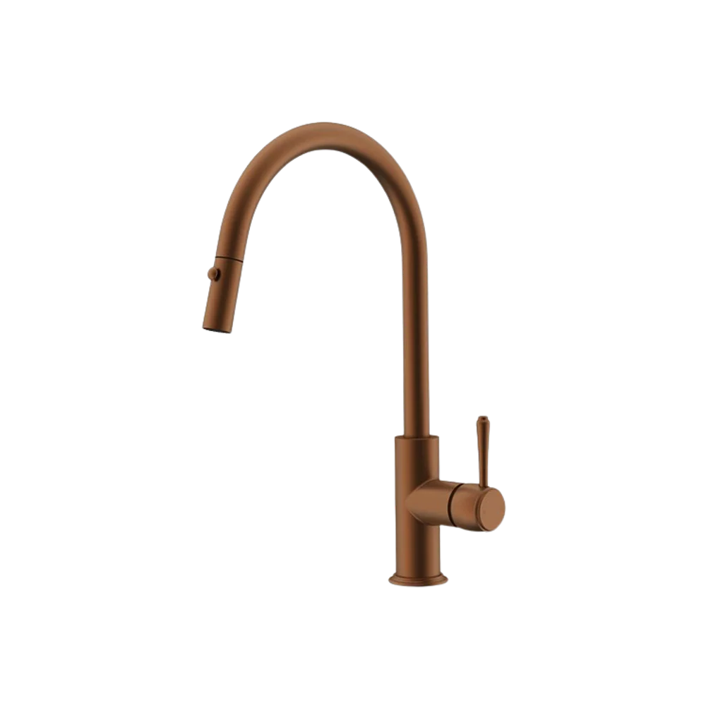 ADP Eternal Pull Out Kitchen Mixer Brushed Copper - Image 3