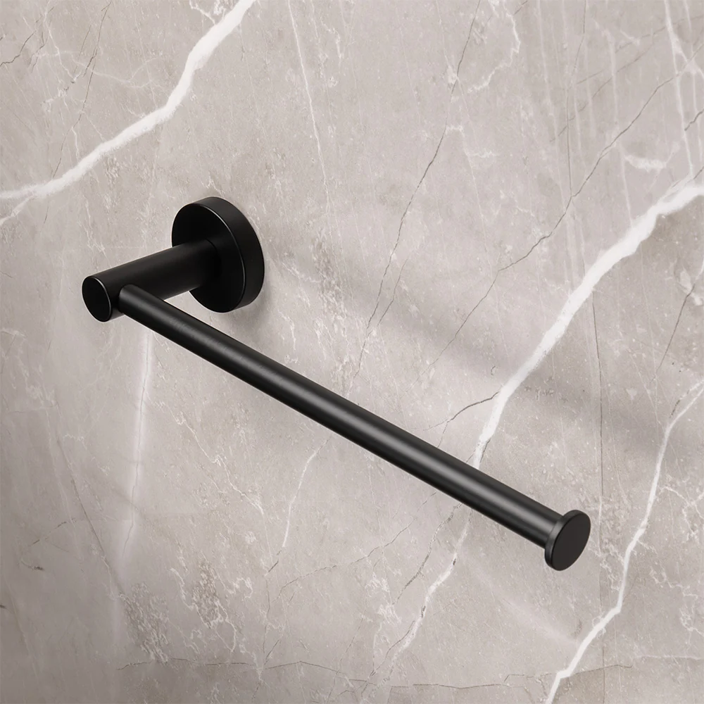 Alma Farina 255 Hand Towel Rail Matte Black - Image 4