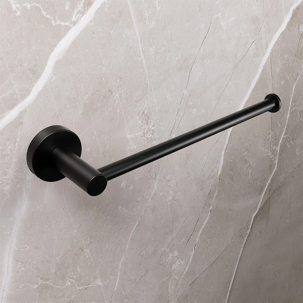 Alma Farina 255 Hand Towel Rail Matte Black - Image 5