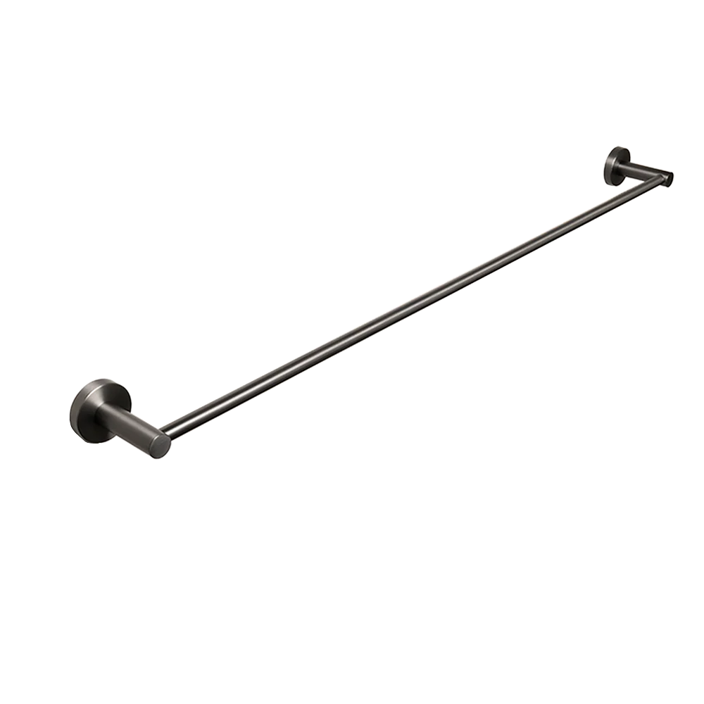 Alma Farina 800 Single Towel Rail Brushed Gunmetal - Image 3