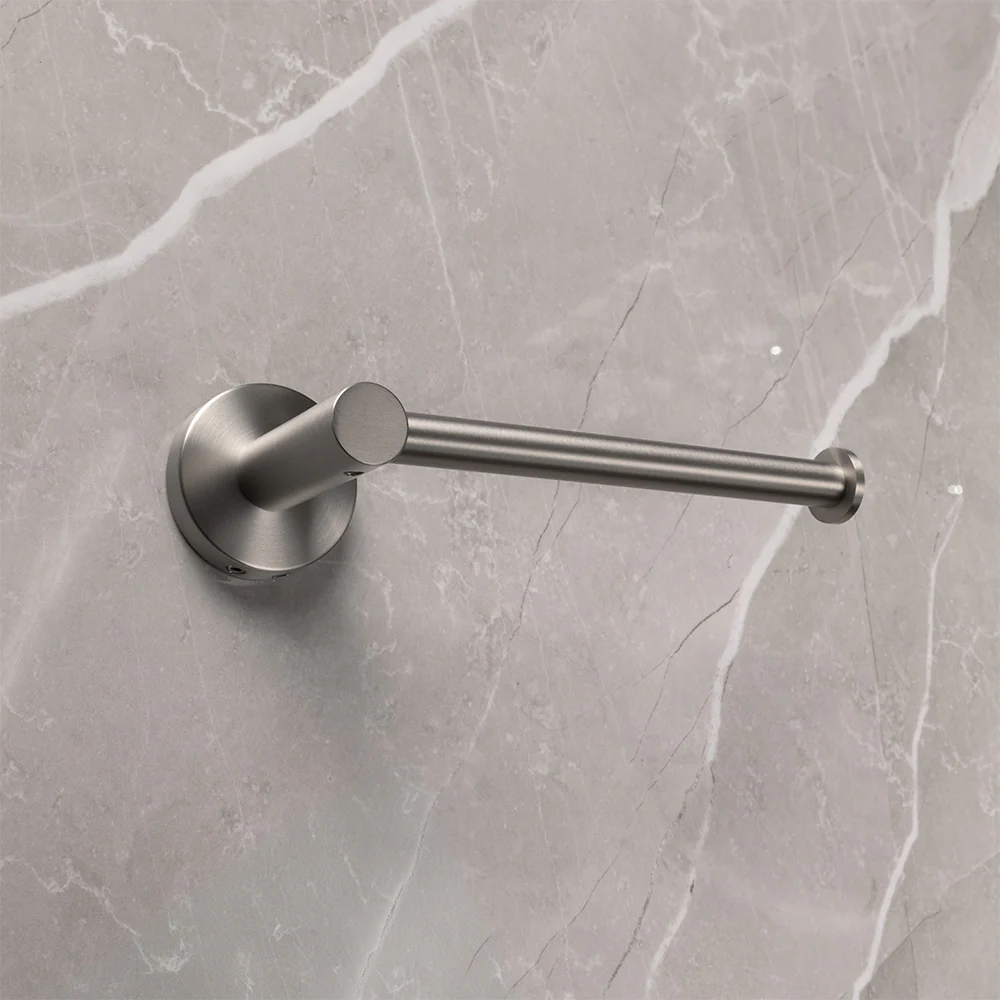 Alma Farina Toilet Roll Holder Brushed Nickel - Image 6