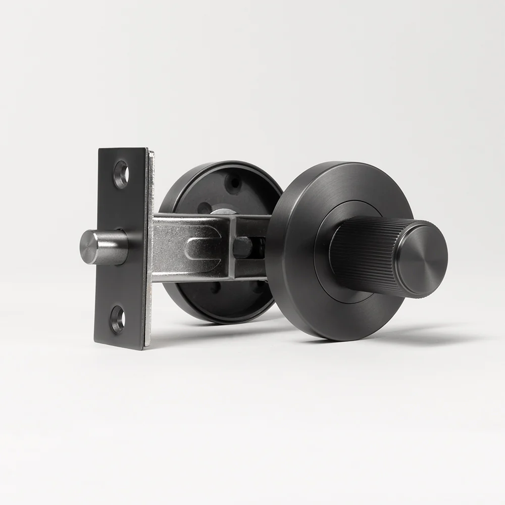 Alma Fernando Linear Lock Set Brushed Gunmetal - Image 6