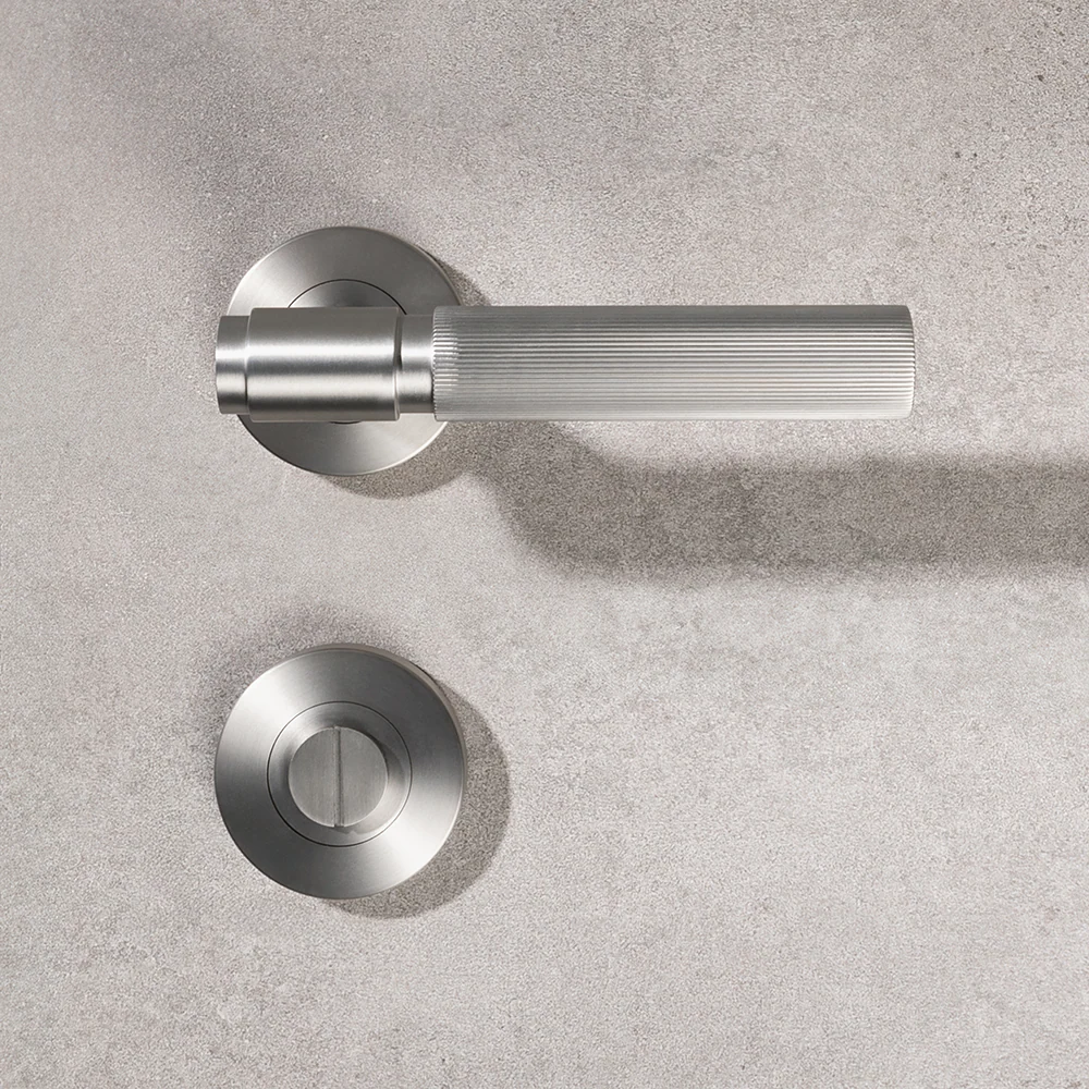 Alma Fernando Linear Lock Set Brushed Nickel - Image 4