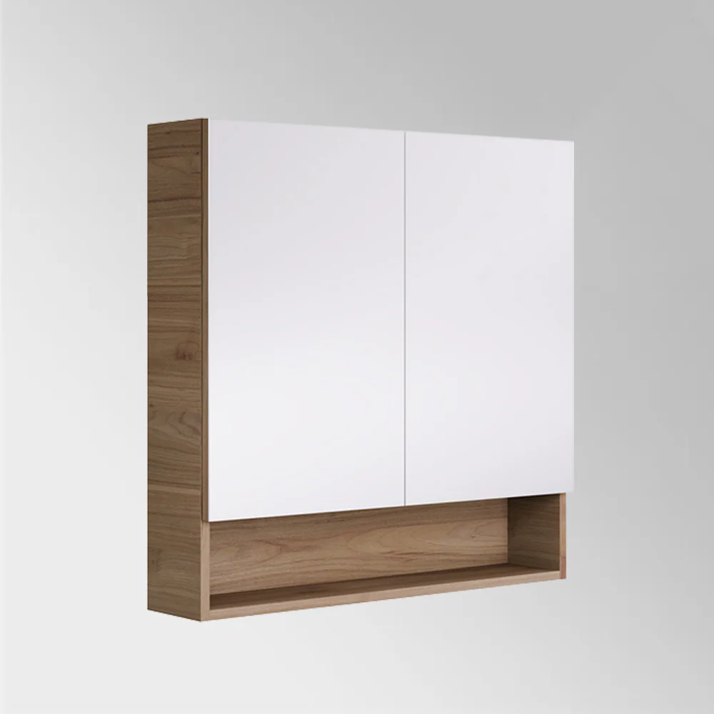 Fienza Aluca 750mm Display Shelf Mirror Cabinet - Image 2