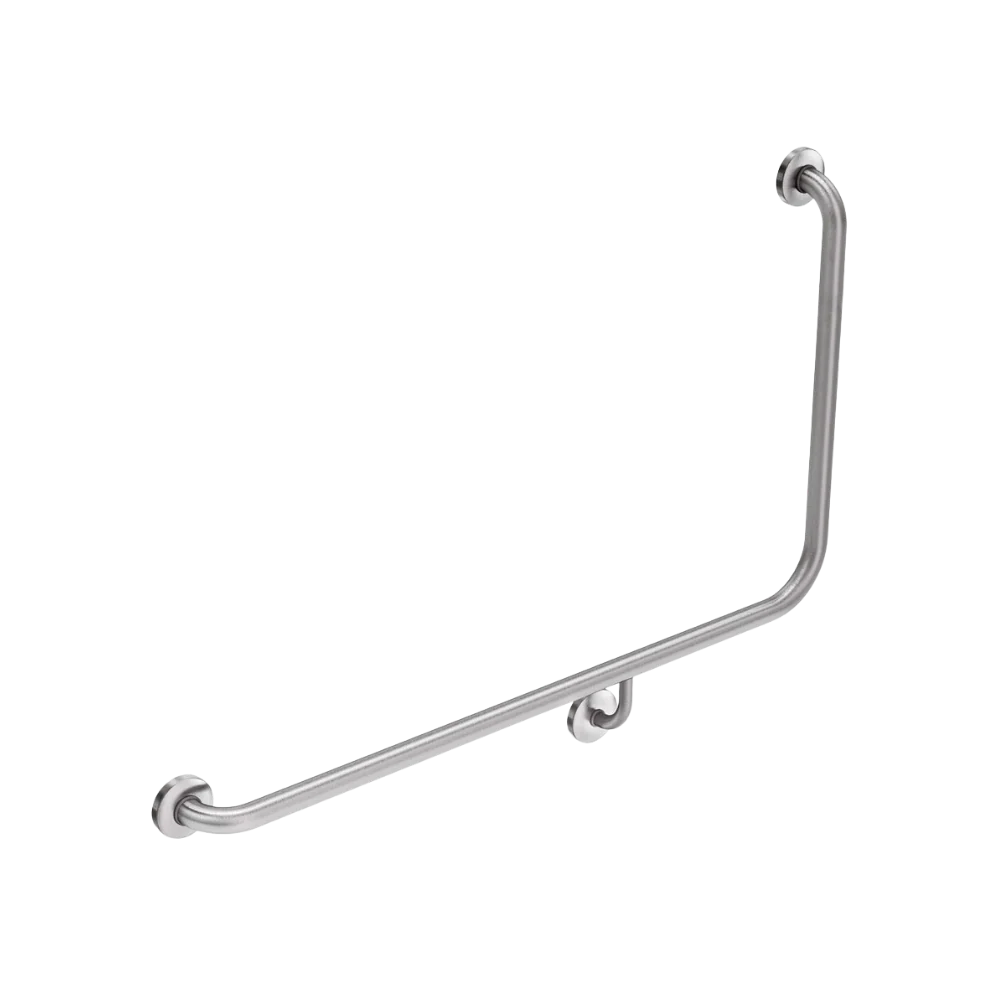 Fienza 90 Degree Accessible Care Left-Hand Grab Rail Stainless Steel - Image 3