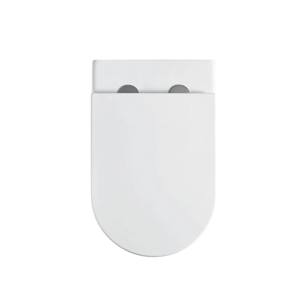 Fienza Alix Ambulant Wall-Faced Toilet Suit (Pan and Seat and GEBERIT Sigma In-Wall Cistern) Gloss White - Image 5