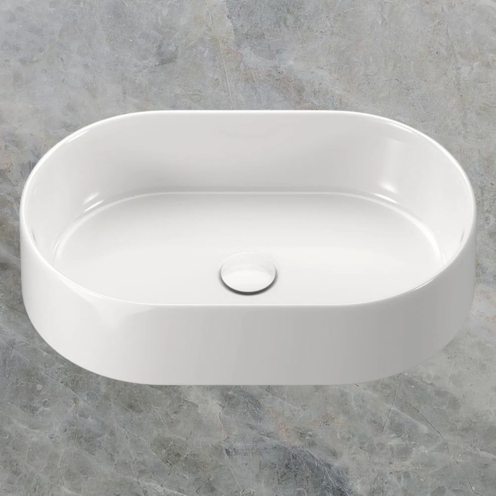 Fienza Aluca Pill Above Counter Basin Gloss White - Image 2