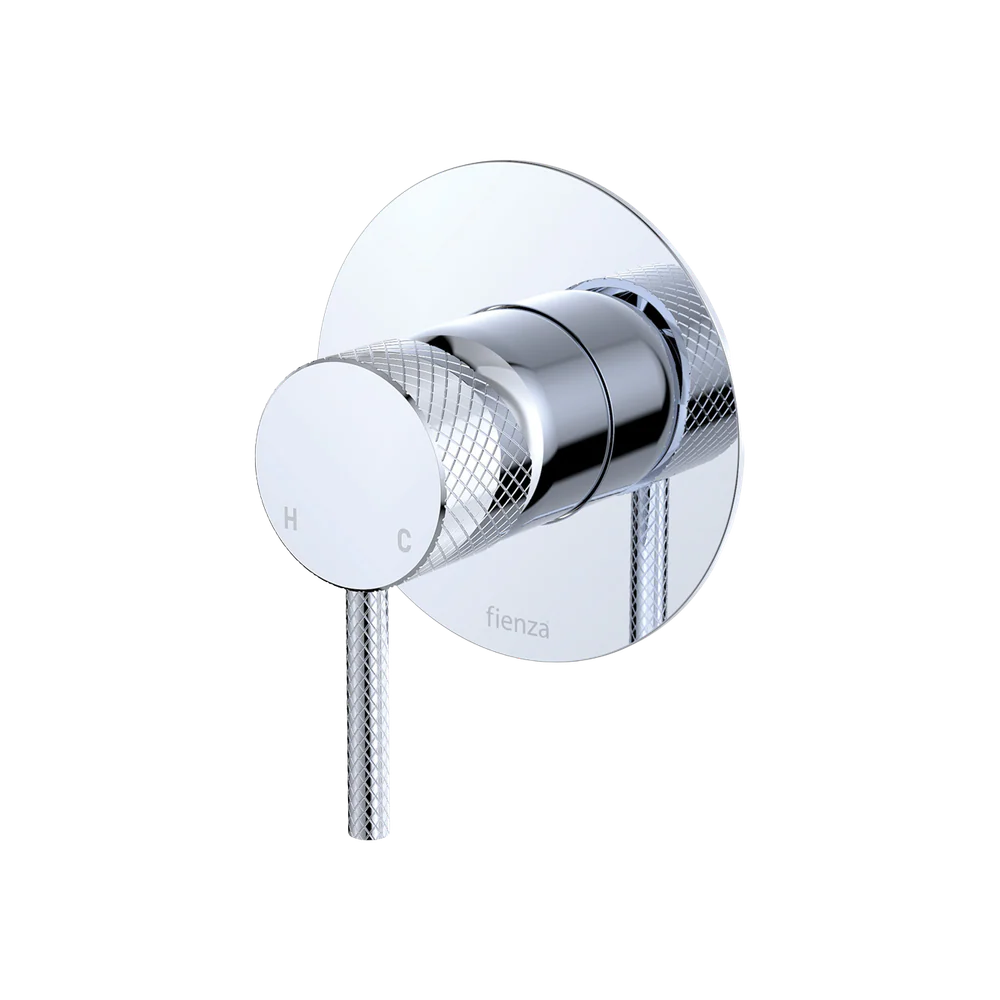 Fienza Axle Wall Mixer Large Round Plate Chrome Lead Free - Image 3