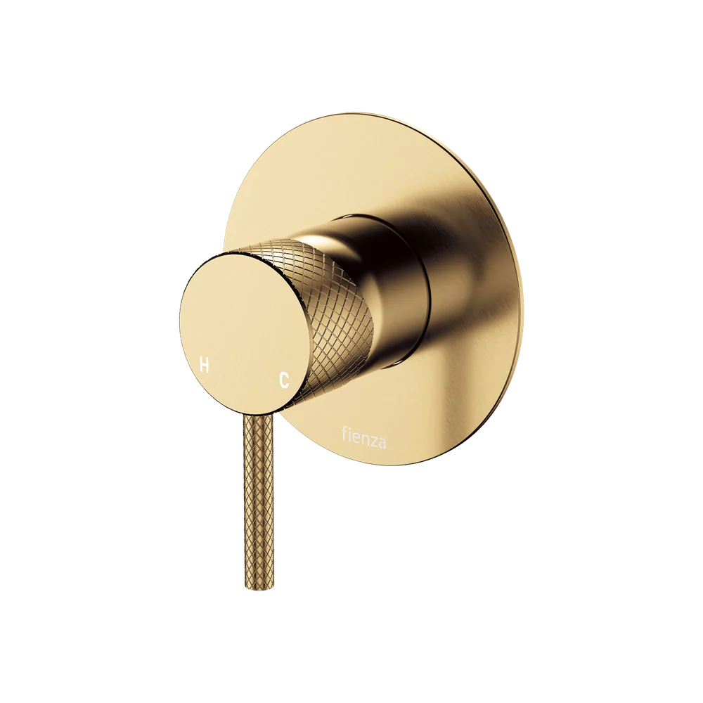 Fienza Axle Wall Mixer Large Round Plate Urban Brass Lead Free - Image 3