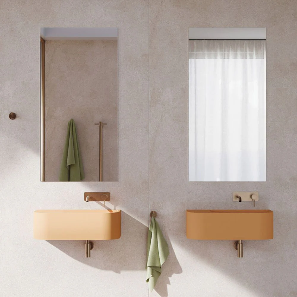 Fienza Blanca Concrete Wall Basin Tuscan - Image 7