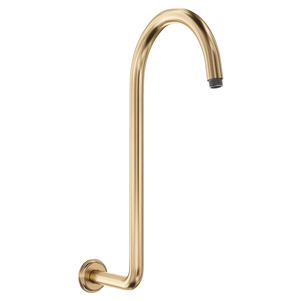 Fienza Classical Fixed Swan Neck Arm Urban Brass - Image 3