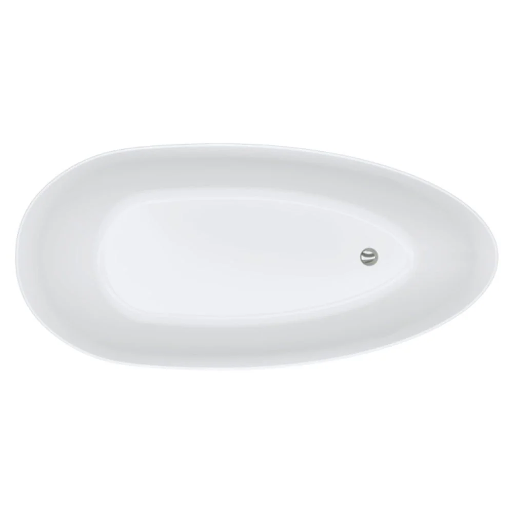 Fienza Dayo 1700mm Freestanding Acrylic Bath Gloss White - Image 6