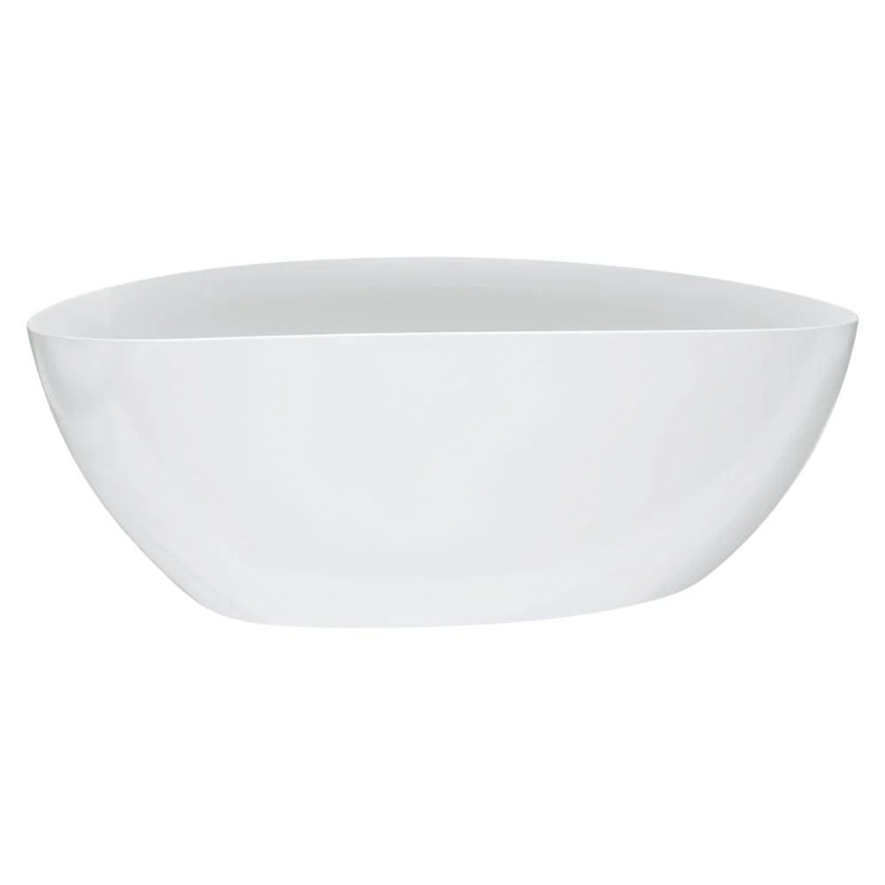 Fienza Dayo Freestanding Acrylic Bath 1700mm with Overflow Gloss White