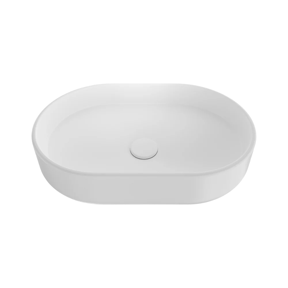 Fienza Eden Pill Above Counter Basin Matte White