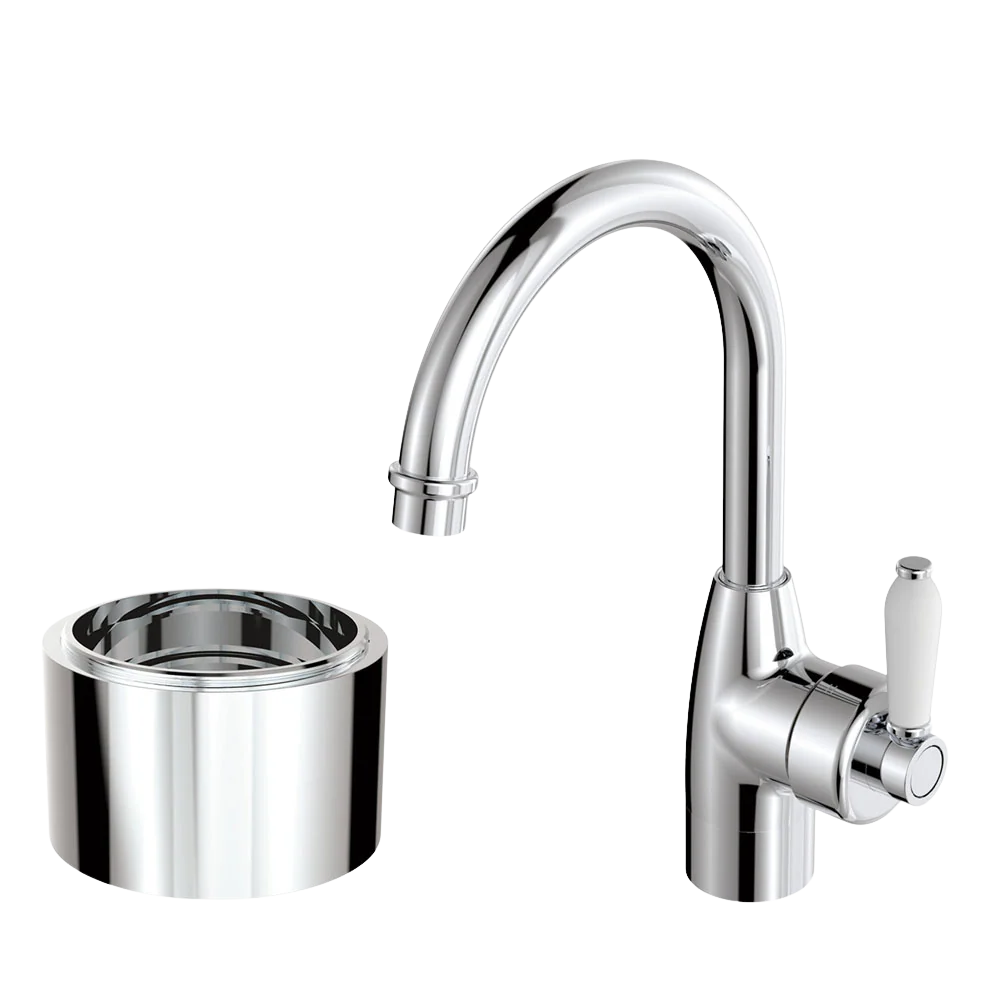 Fienza Eleanor 30mm Base Riser for Basin Mixers Chrome - Image 3