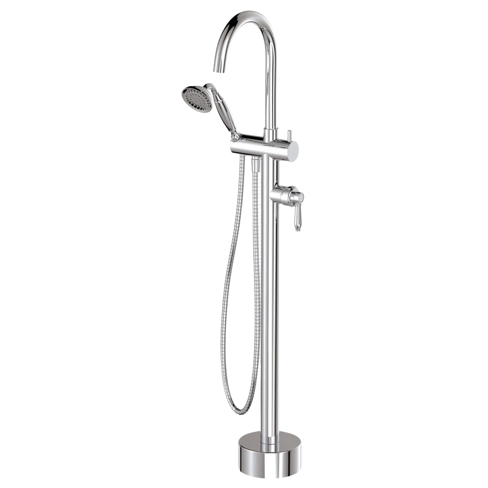 Fienza Eleanor Floor Mixer And Shower Chrome - Image 3