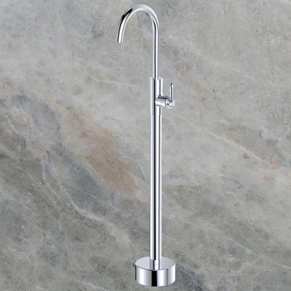 Fienza Eleanor Floor Mounted Basin/Bath Mixer Chrome Lead Free - Image 2