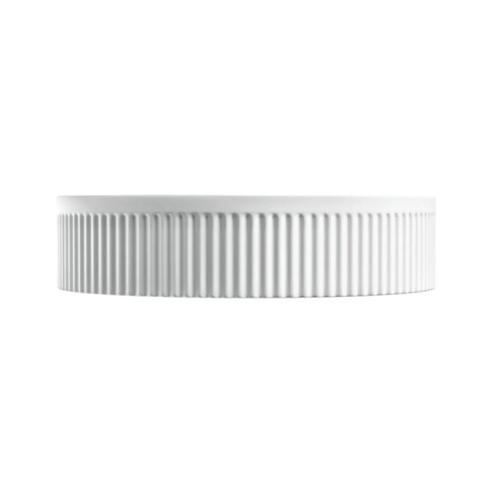 Fienza Eleanor Round Above Counter Fluted Basin Matte White - Image 6