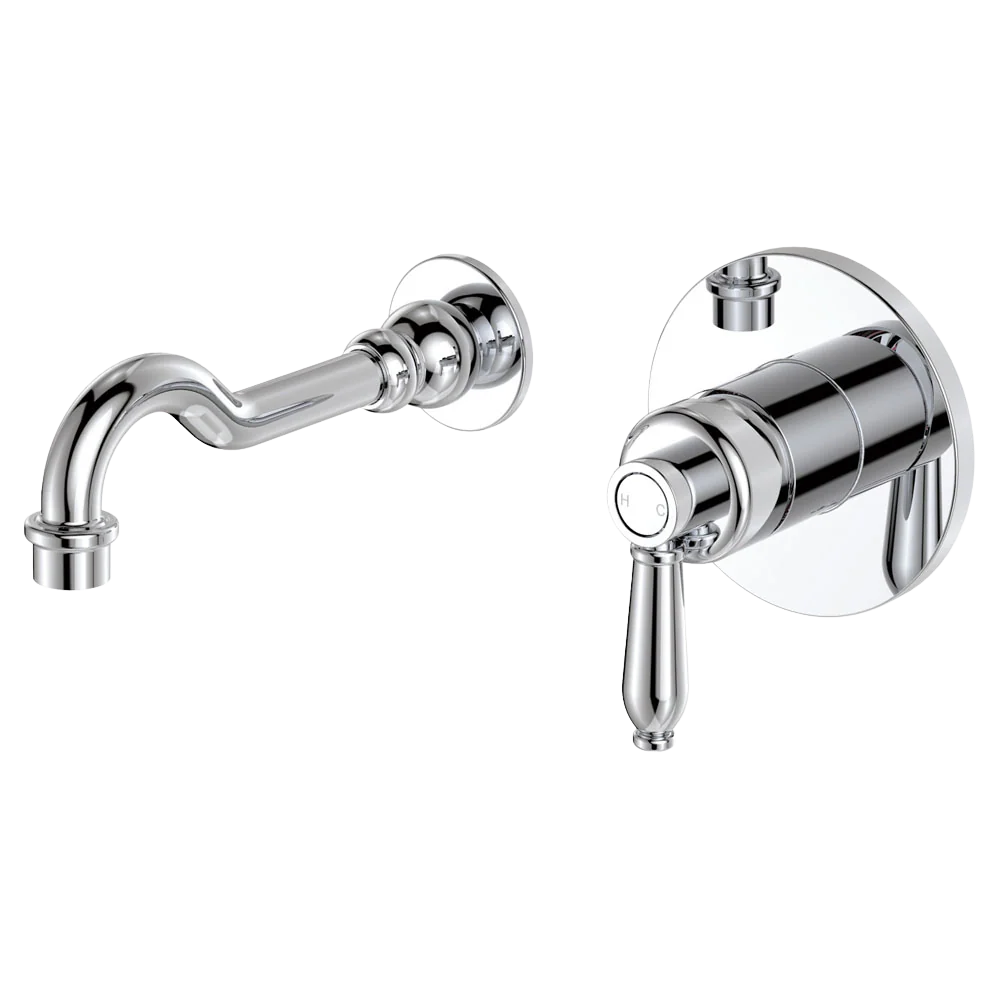 Fienza Eleanor Wall Basin Mixer Set Chrome Lead Free - Image 3