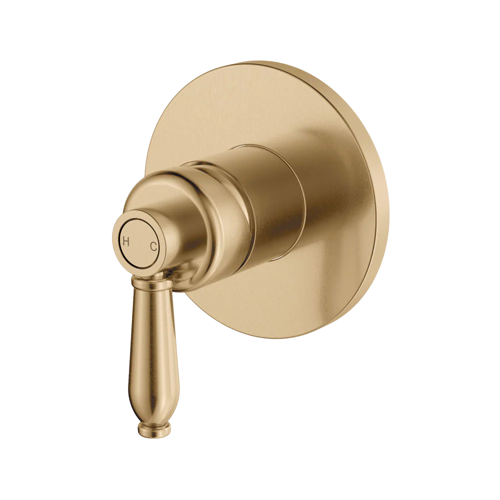 Fienza Eleanor Wall Mixer Urban Brass with Urban Brass Handle Lead Free - Image 3