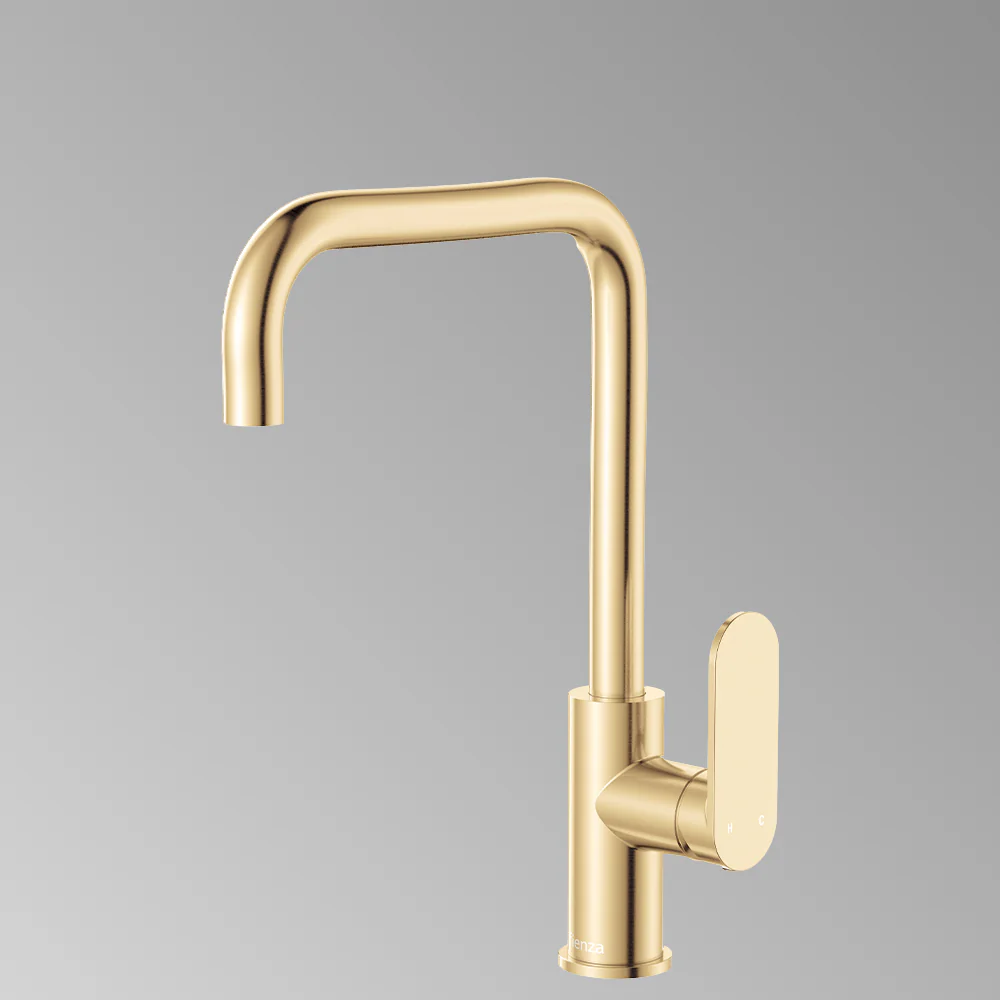 Fienza Empire Slim Sink Mixer Urban Brass - Image 2