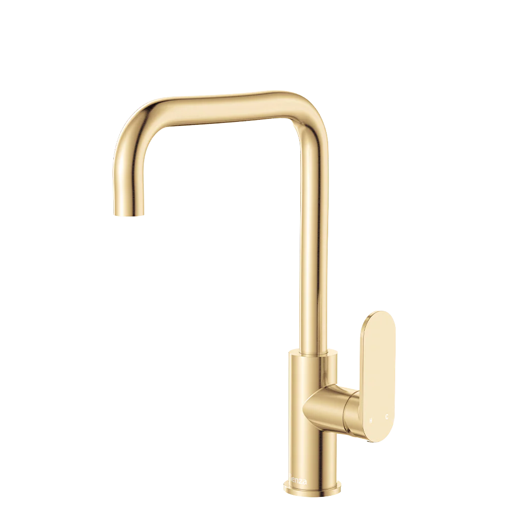 Fienza Empire Slim Sink Mixer Urban Brass - Image 3
