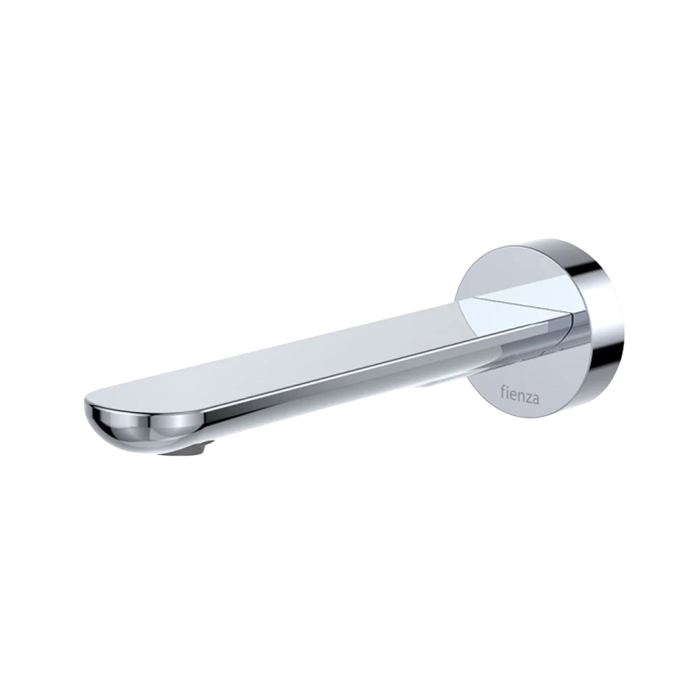 Fienza Empire Slim Wall Basin/Bath Outlet 180mm Round Plate Chrome Lead Free - Image 3