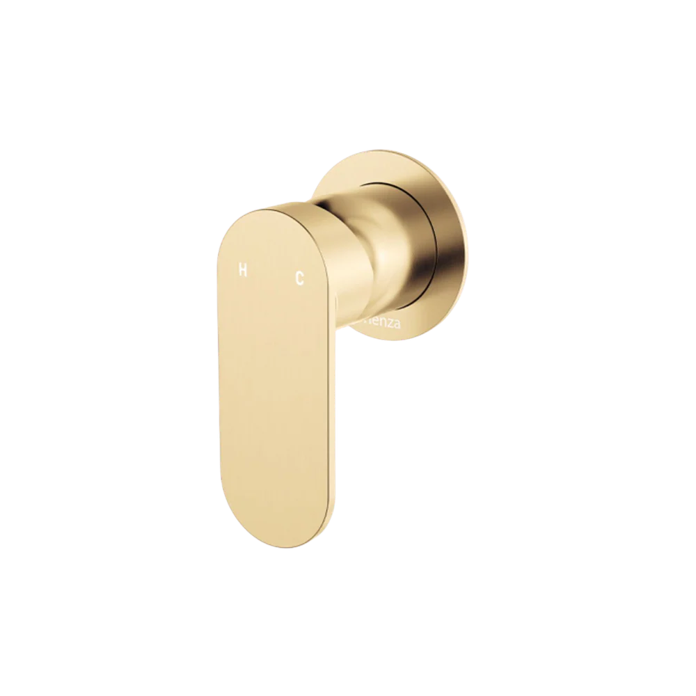 Fienza Empire Slim Wall Mixer Round Plate Urban Brass Lead Free - Image 3