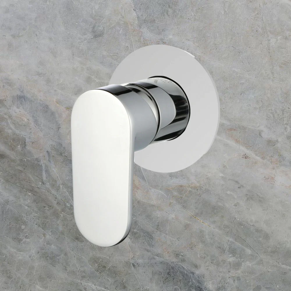 Fienza Empire Wall Mixer Round Plate Chrome - Image 2