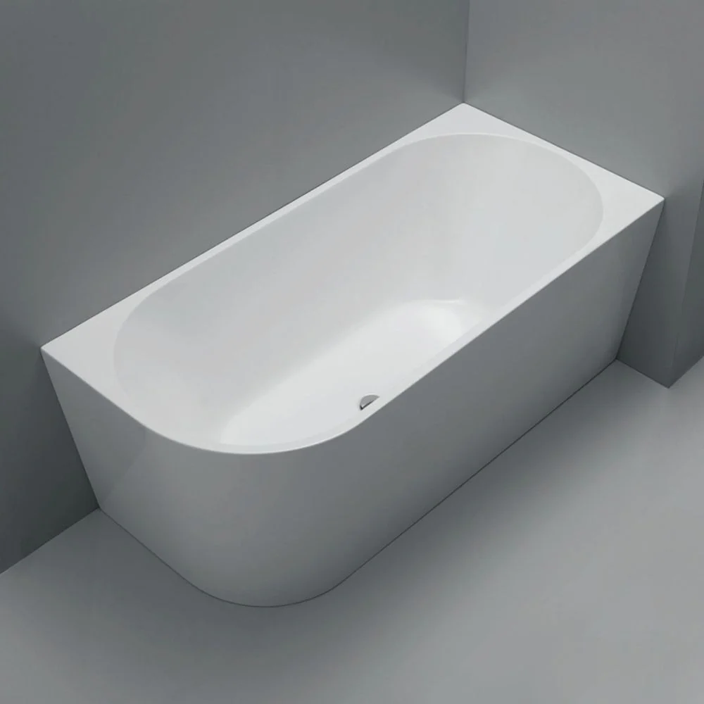 Fienza Isabella 1500mm Left Hand Corner Acrylic Bath Gloss White - Image 2