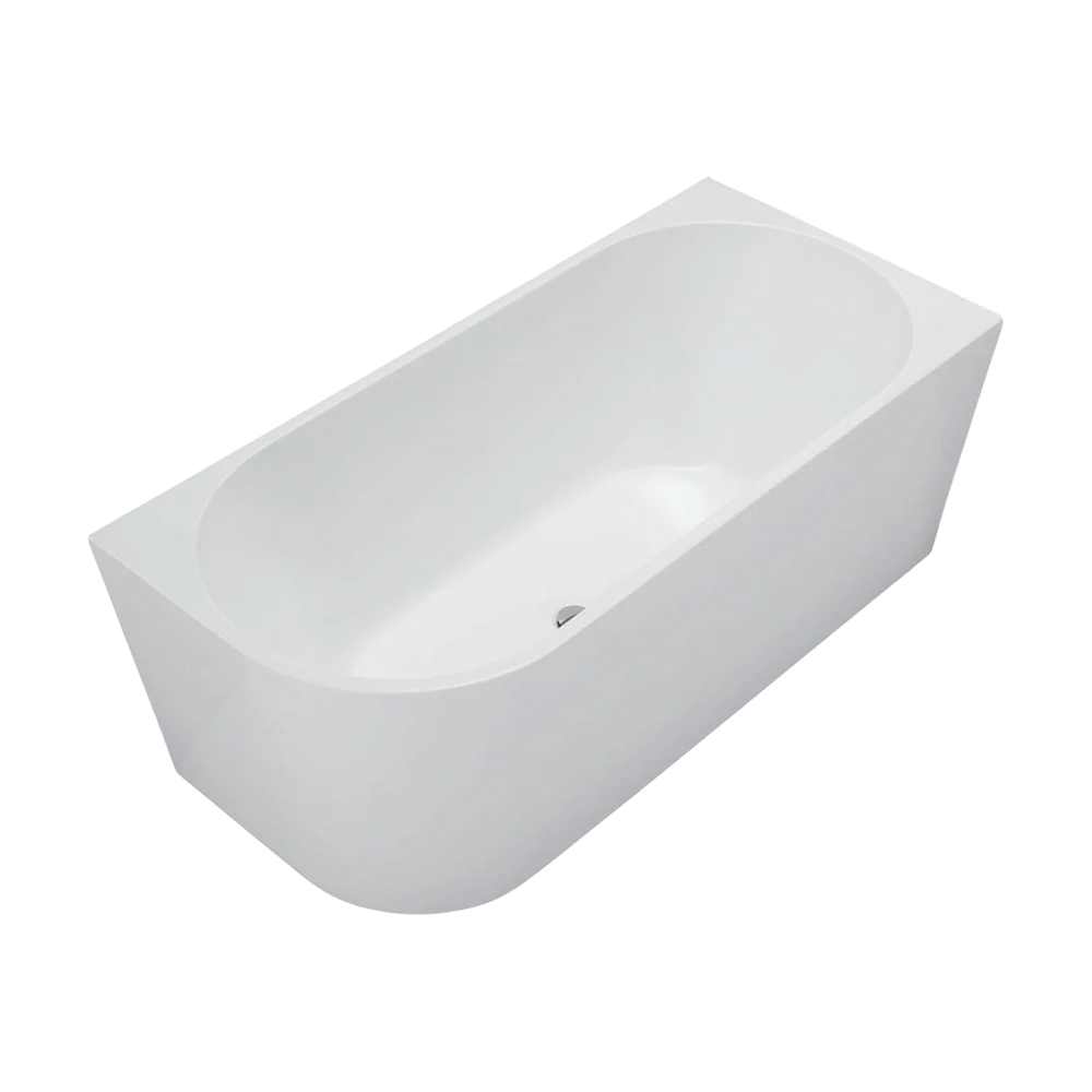 Fienza Isabella 1500mm Left Hand Corner Acrylic Bath Gloss White - Image 3
