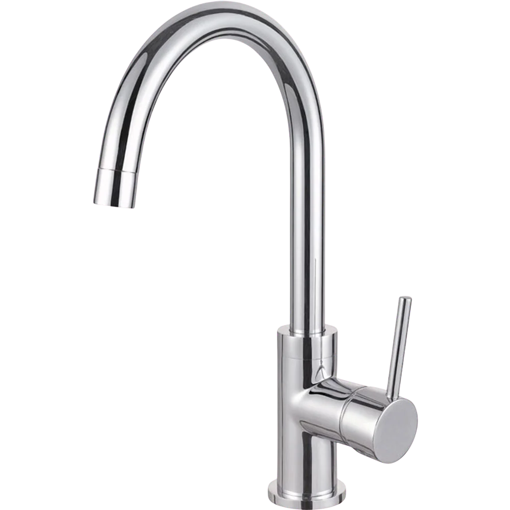 Fienza Isabella Gooseneck Sink Mixer Chrome Lead Free