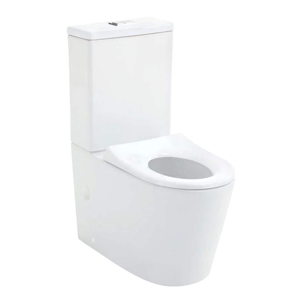 Fienza Isabella Junior Tornado Flush Back-to-Wall Toilet Suite S Trap White - Image 3