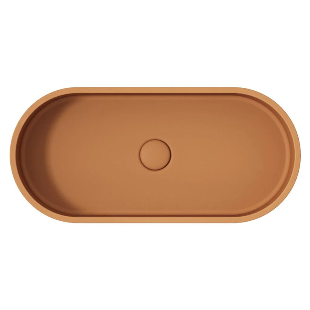 Fienza Jada Pill Concrete Above Counter Basin Tuscan - Image 6