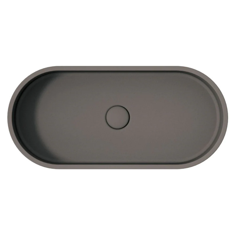Fienza Jada Pill Concrete Above Counter Basin Warm Grey - Image 5