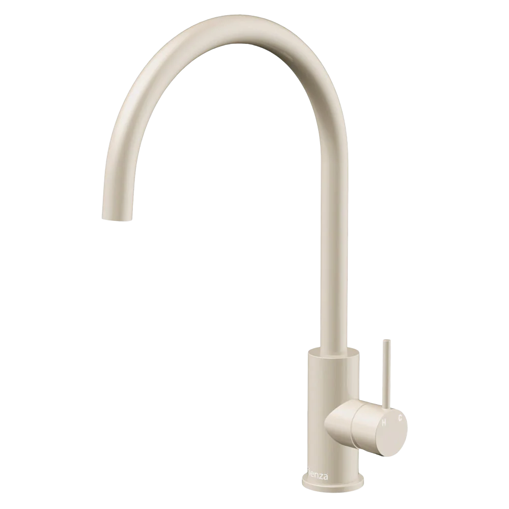 Fienza Kaya Ambience Sink Mixer Gloss Warm White