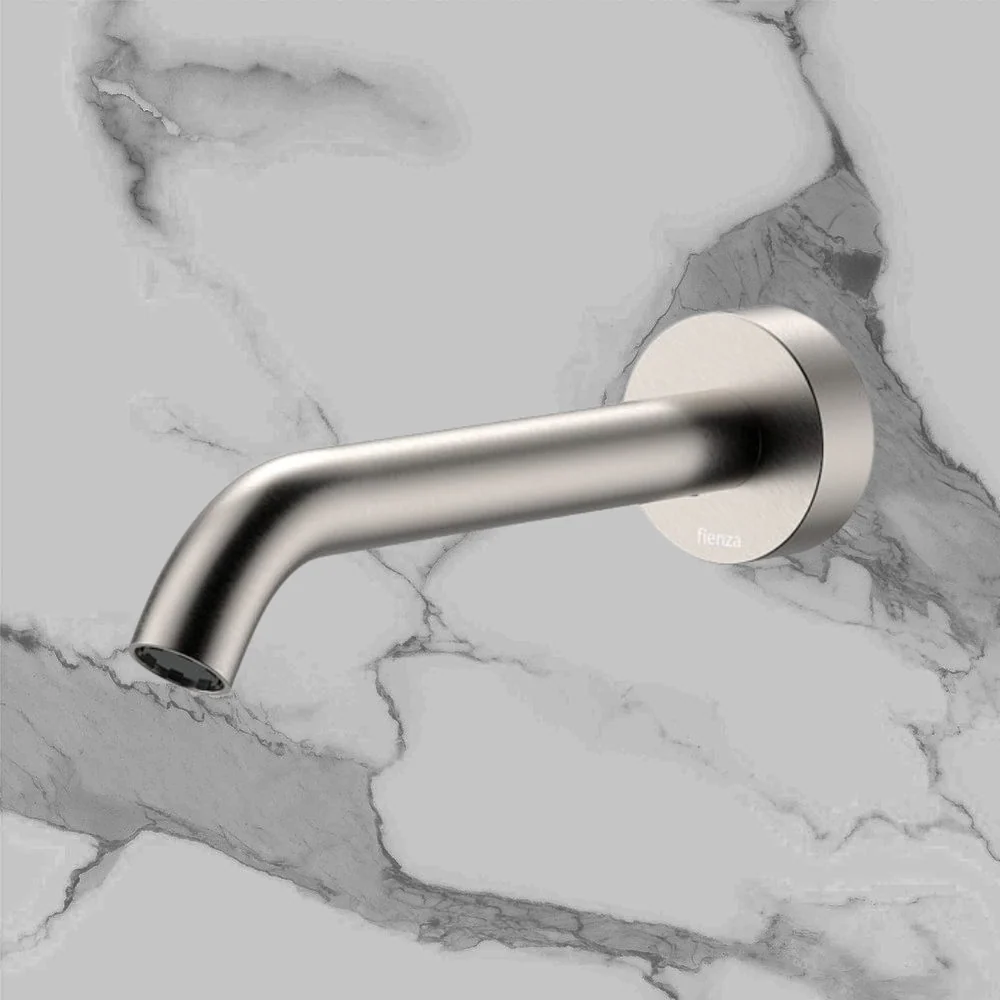 Fienza Kaya Basin/Bath Outlet 180mm Brushed Nickel Lead Free - Image 2