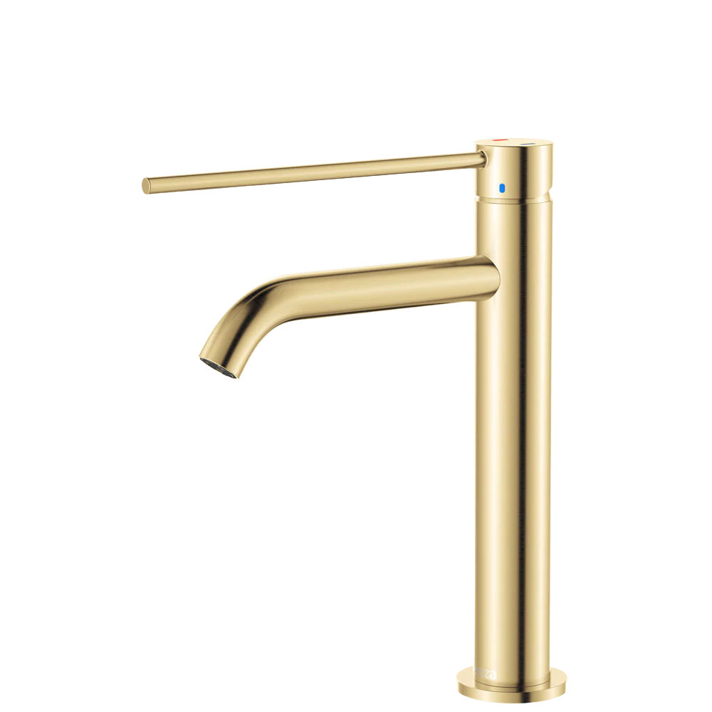Fienza Kaya Care Medium Basin Mixer Urban Brass Lead Free - Image 3