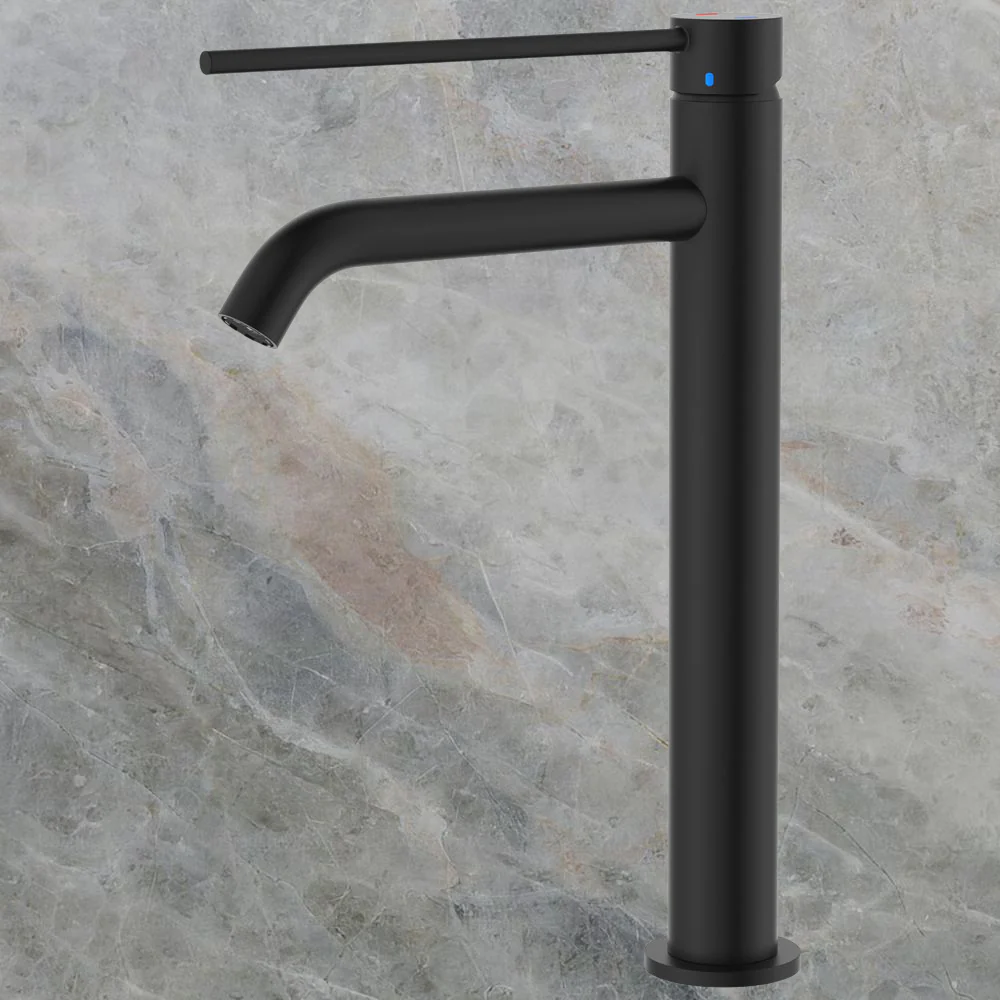 Fienza Kaya Care Tall Basin Mixer Matte Black Lead Free - Image 2