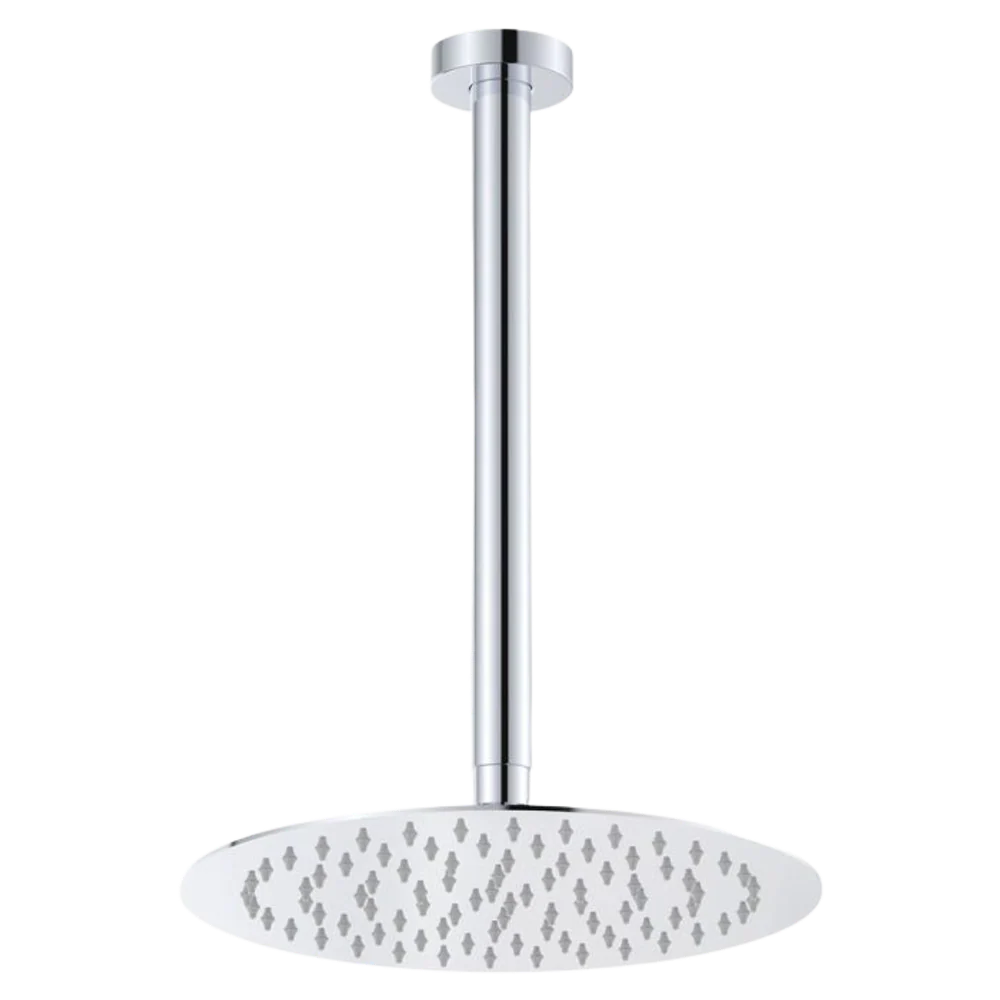 Fienza Kaya Ceiling Shower 250mm Head 350mm Drop Chrome