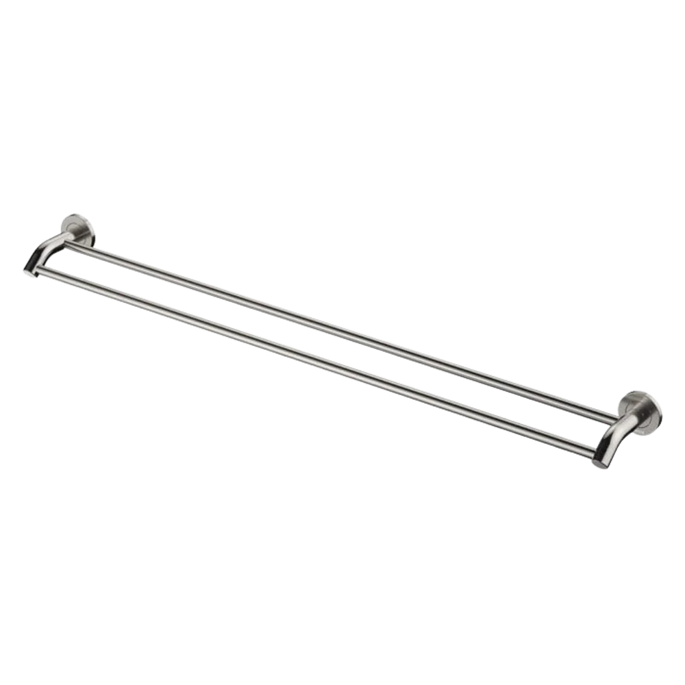 Fienza Kaya Double Towel Rail 900mm Brushed Nickel