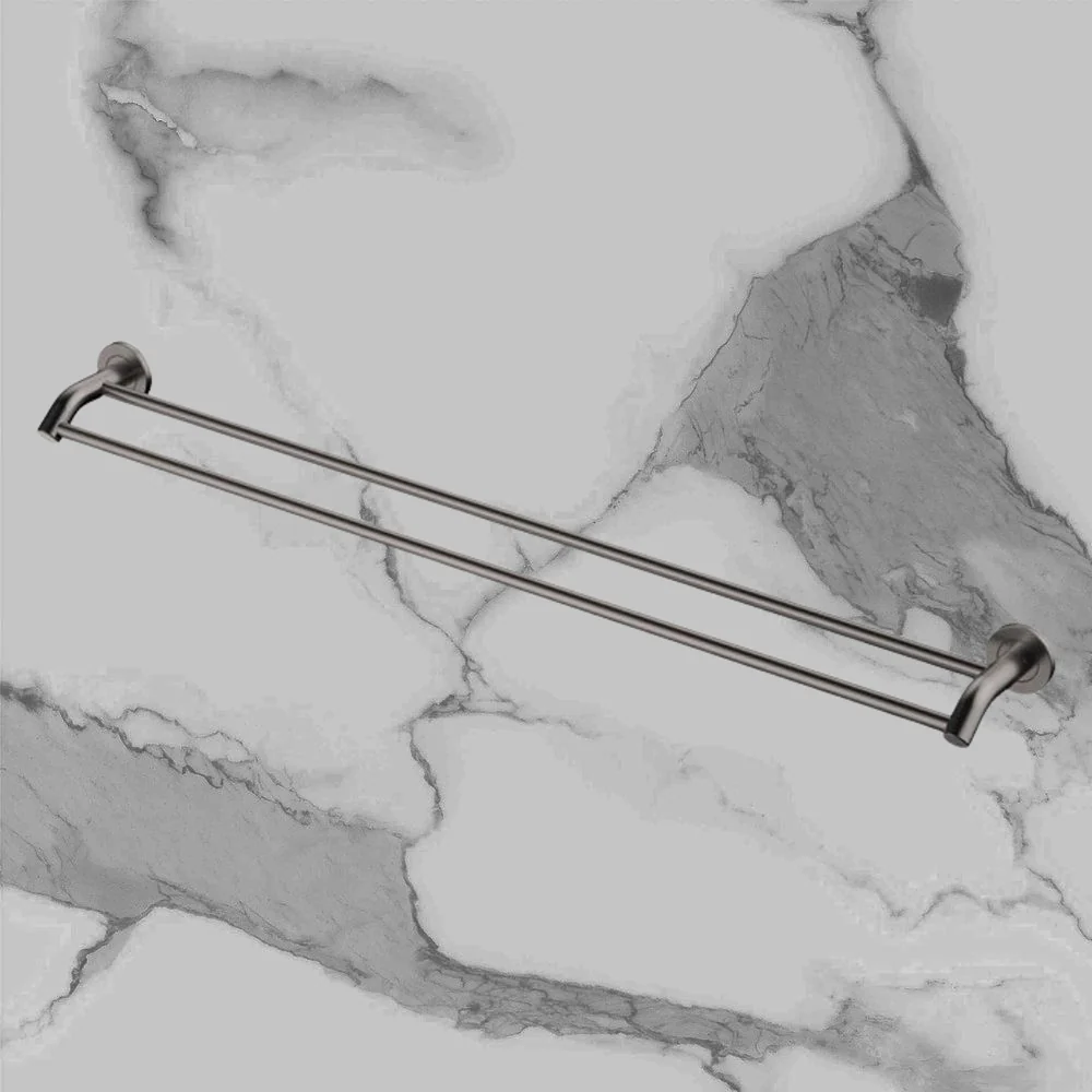 Fienza Kaya Double Towel Rail 900mm Gunmetal - Image 2