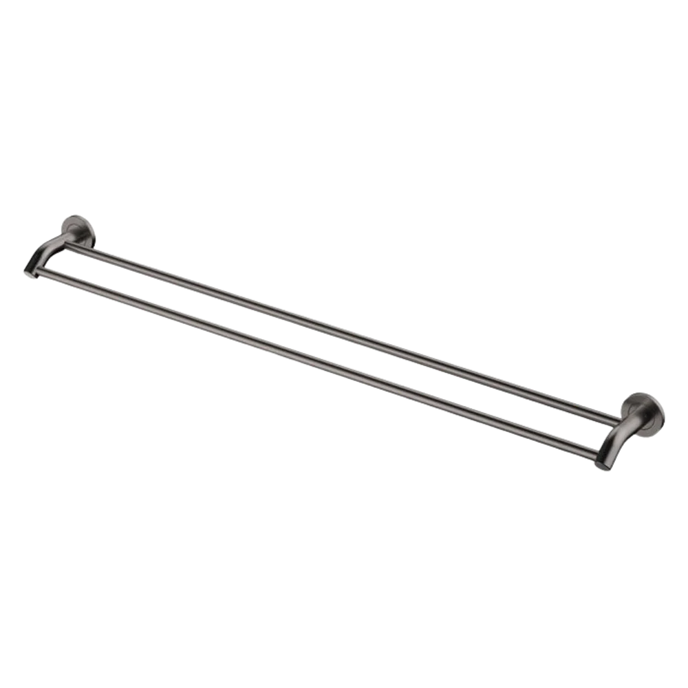 Fienza Kaya Double Towel Rail 900mm Gunmetal - Image 3
