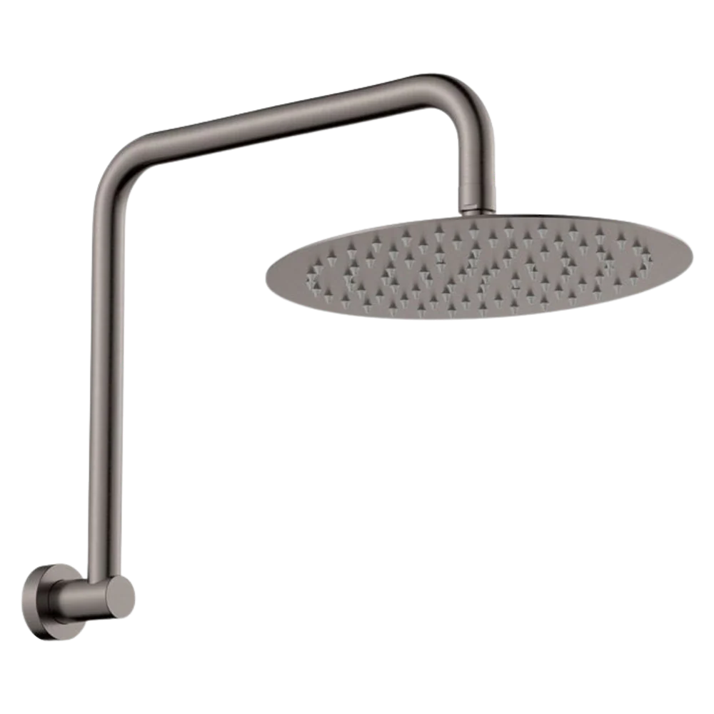 Fienza Kaya Gooseneck Shower Arm Set Gunmetal