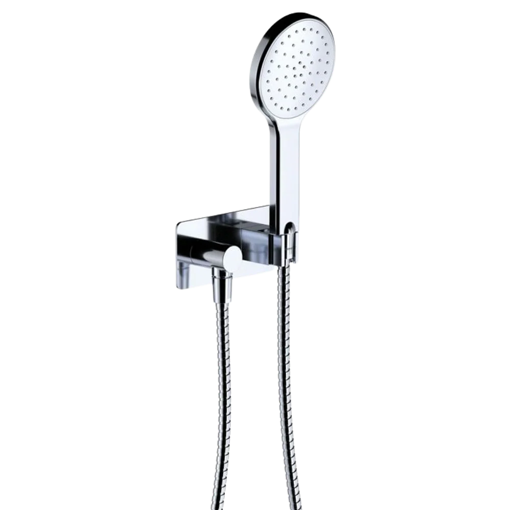 Fienza Kaya Hand Shower Rectangular Plate Chrome